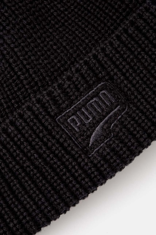 Puma czapka bawełniana RE:Collection DT Beanie 025496 czarny AW24