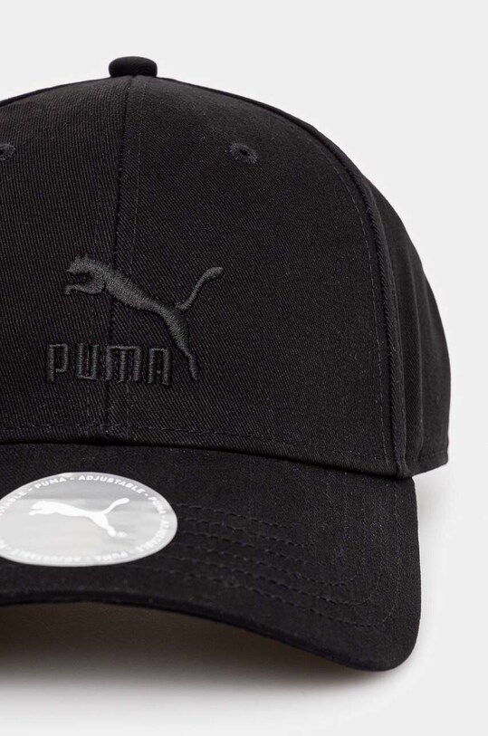 Puma cotton baseball cap Classics BB Cap 025678 black AW24