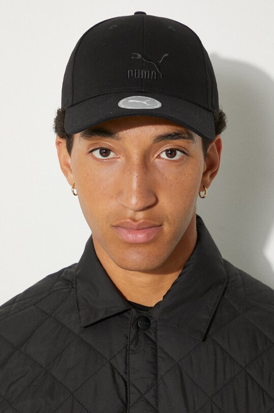 Puma cotton baseball cap Classics BB Cap 025678 black