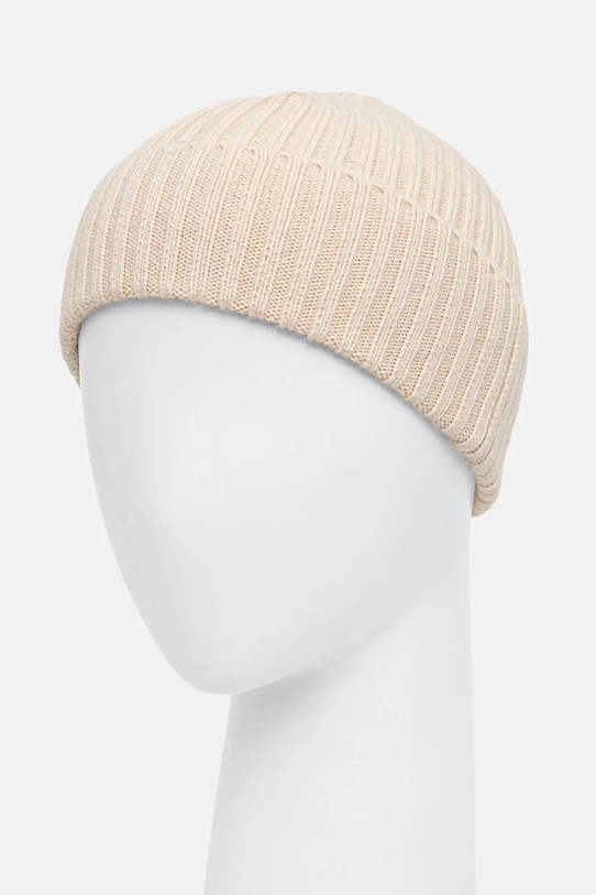 Sisley czapka z domieszką wełny 132HSA00B beżowy AW25