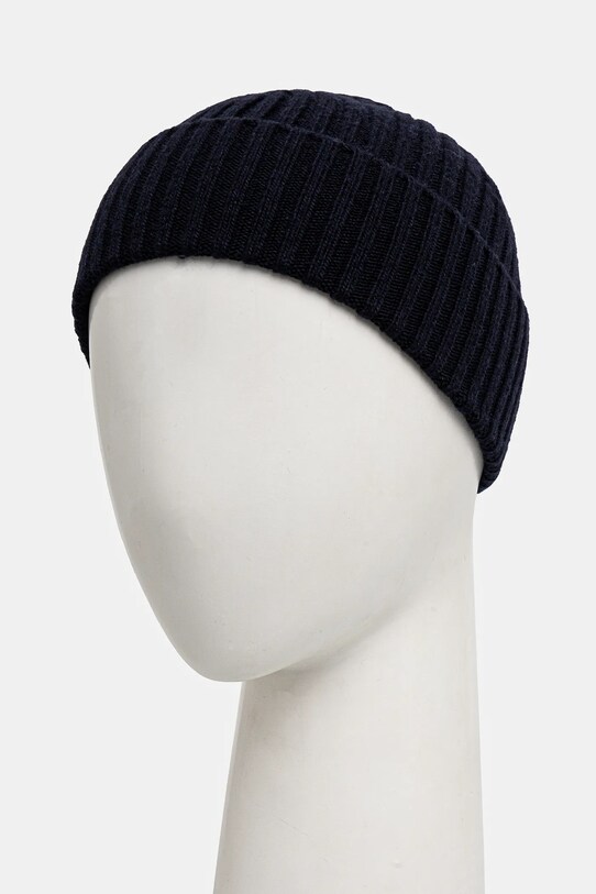 Шапка с примесью шерсти Sisley 132HSA00B тёмно-синий AW24