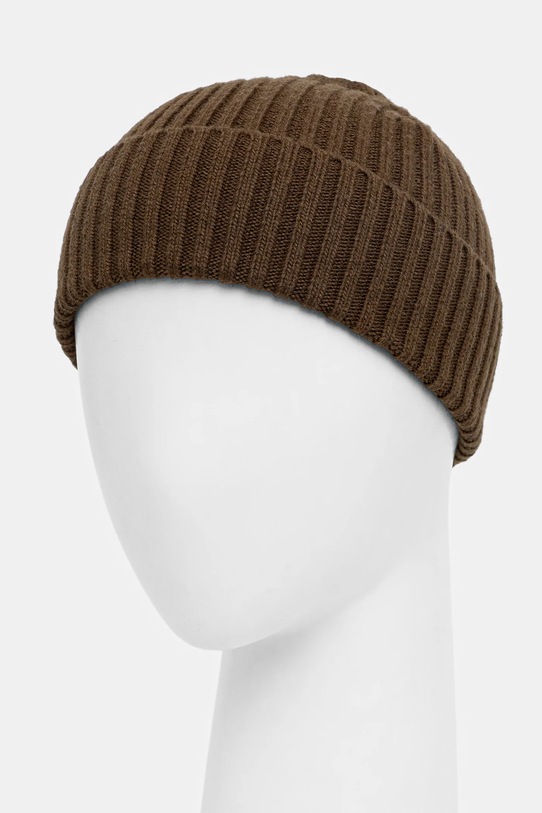 Sisley czapka z domieszką wełny 132HSA00B zielony AW25