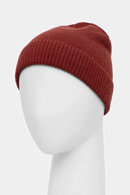 Sisley czapka z dodatkiem wełny 122HM0502 bordowy AW25
