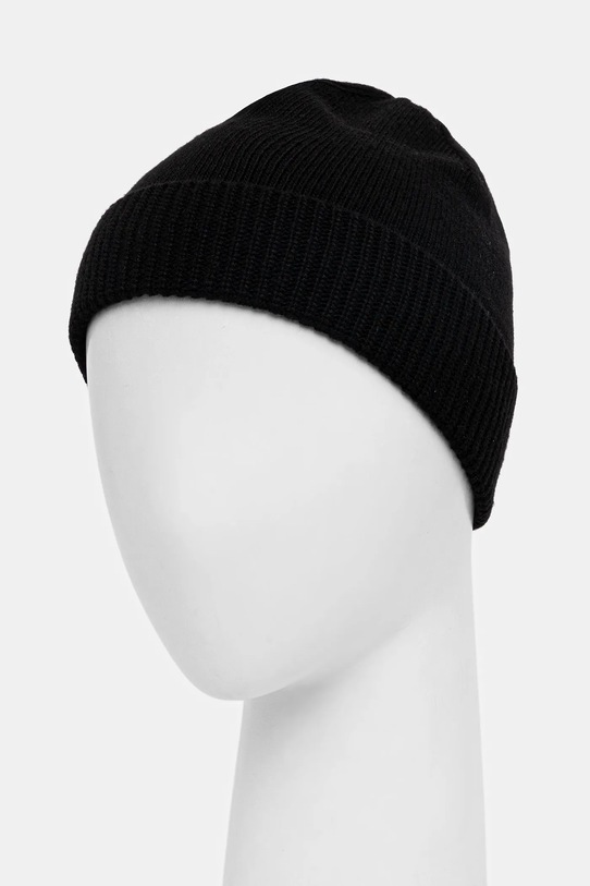 Sisley czapka z dodatkiem wełny 122HM0502 czarny AW25