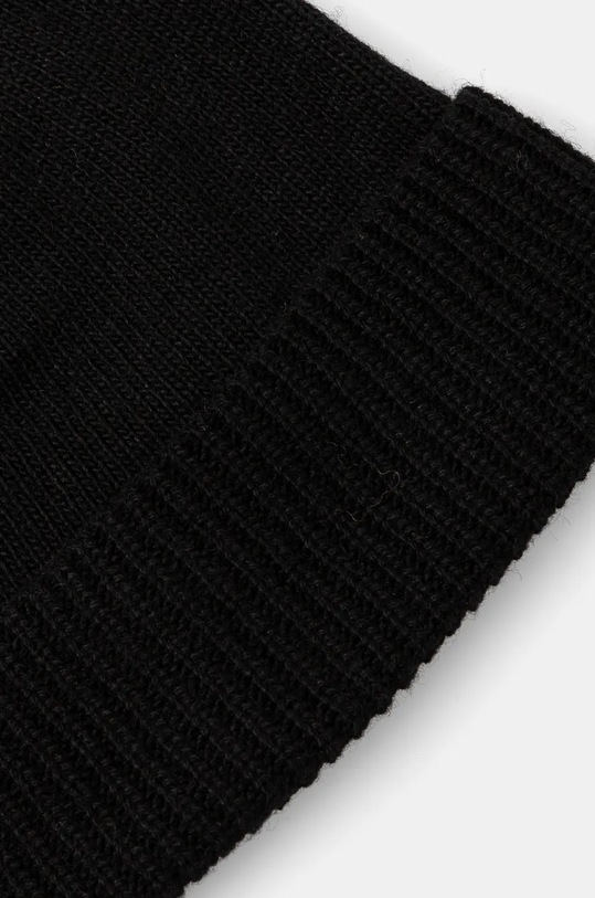 Sisley czapka z dodatkiem wełny 122HM0502 czarny AW25