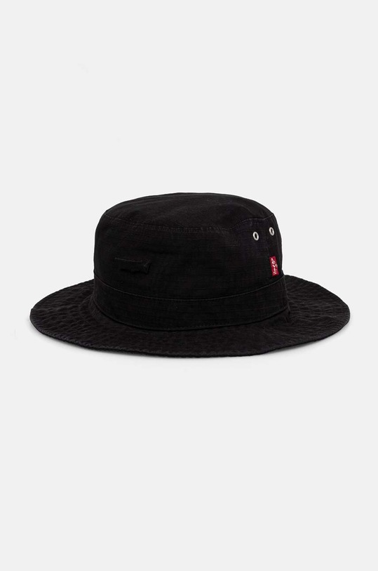 Levi's pălărie din denim bumbac negru 000AB.0000