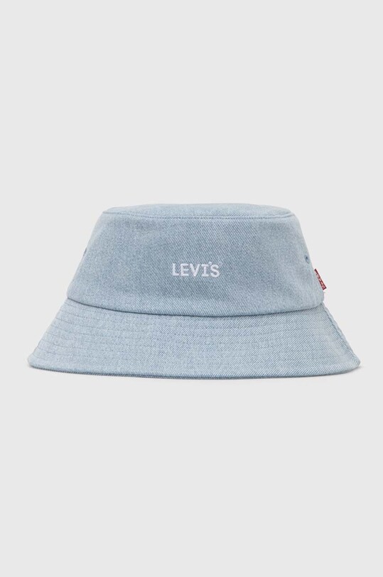 Levi's pălărie din denim bumbac albastru 000AE.0002