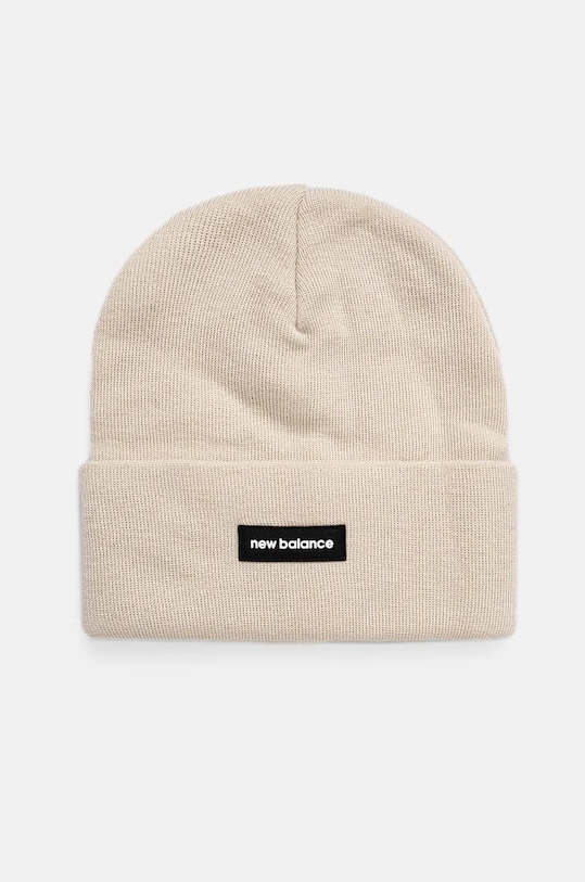 Čepice New Balance středně silná béžová LAH33005LIN