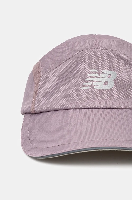New Balance czapka z daszkiem LAH91003ICW fioletowy AW24