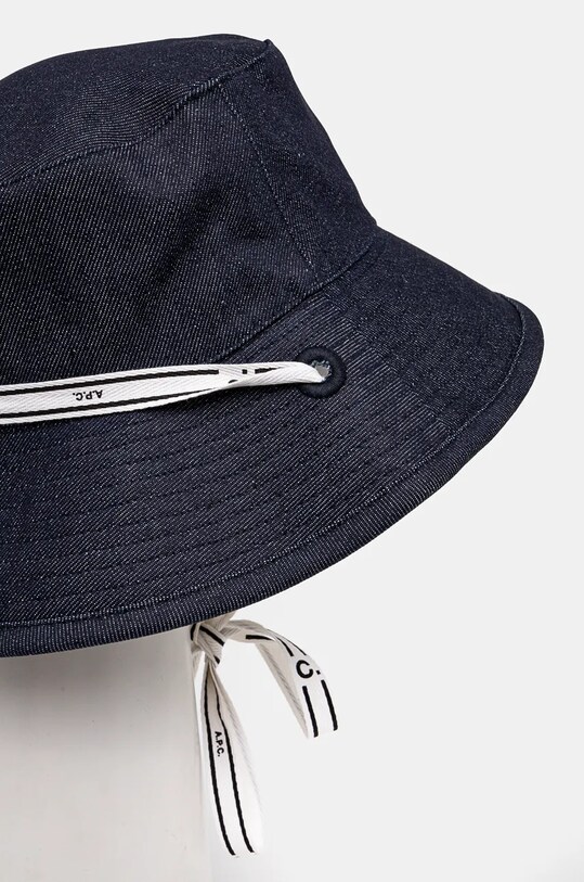 A.P.C. pălărie din denim bob rachel 2.0 COCSX.M24136 bleumarin AW24