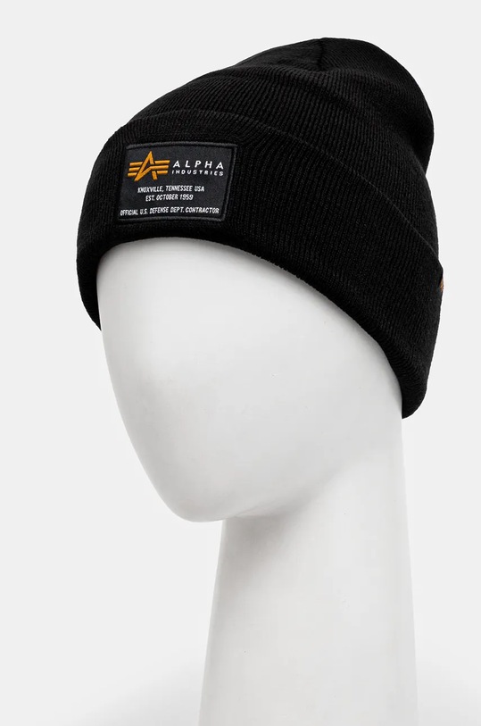Accessori Alpha Industries berretto Crew Beanie 128924 nero