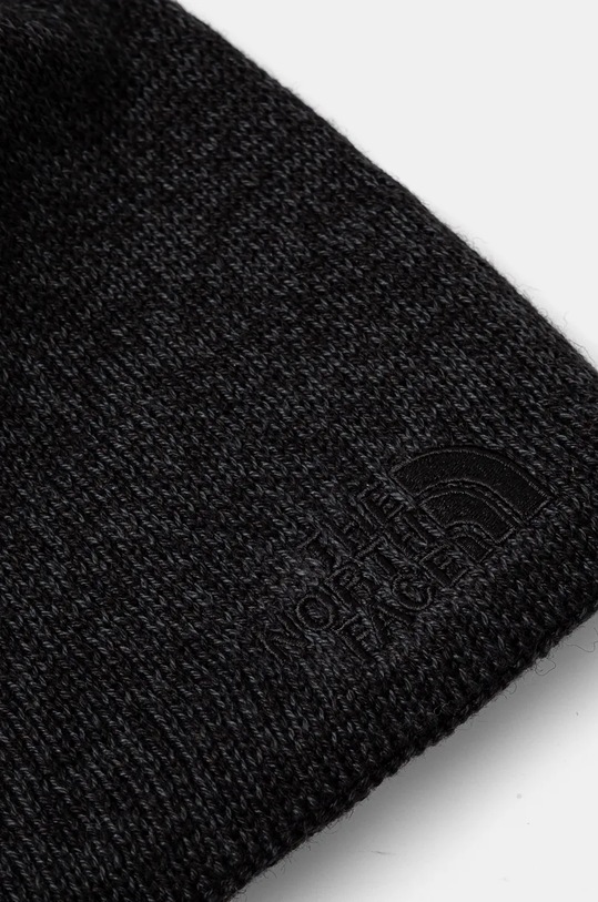 Αξεσουάρ Σκουφί από μείγμα μαλλιού The North Face Jim Beanie NF0A8CQ2KS71 μαύρο