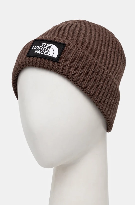 The North Face caciula TNF Logo Box Cuffed Beanie NF0A3FJX1OI1 maro AW24