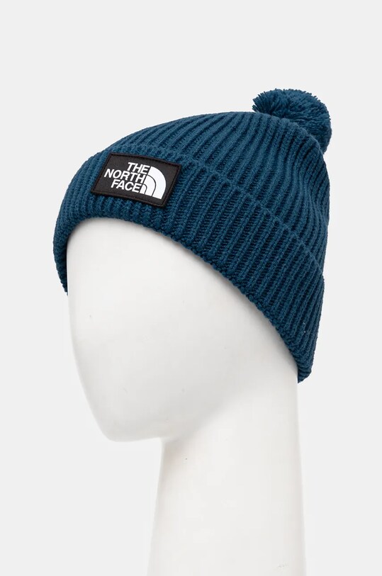The North Face czapka TNF Logo Box Pom Beanie NF0A3FN31NO1 turkusowy AW24