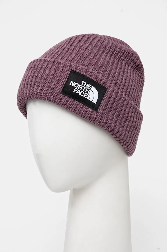 Čepice The North Face Salty Lined Beanie NF0A3FJW1NI1 fialová AW24