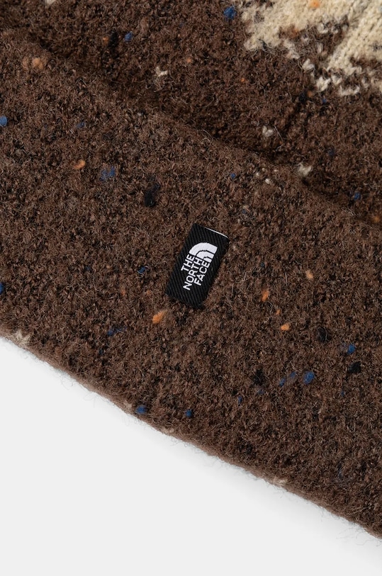 Čepice The North Face Cabin Mountainscape Beanie NF0A887V9GI1 hnědá AW24