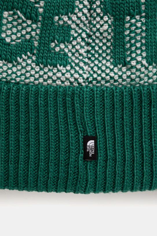 Akcesoria The North Face czapka Retro Cabin Beanie NF0A88QW84O1 zielony