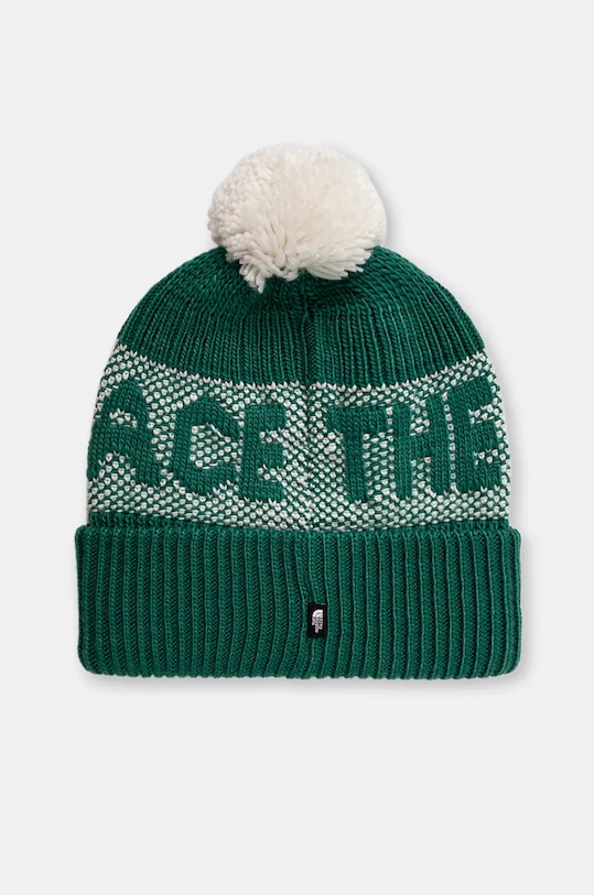 The North Face caciula Retro Cabin Beanie verde NF0A88QW84O1