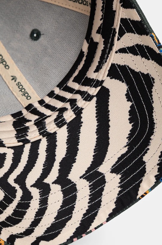 Pamučna kapa sa šiltom adidas Originals X Farm Rio zelena IX5236