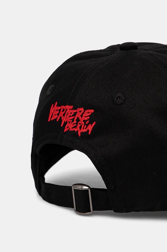 Akcesoria Vertere Berlin czapka z daszkiem bawełniana VER.C47 czarny