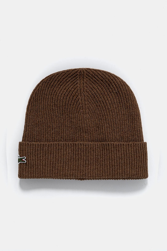 Аксесуари Шерстяна шапка і шарф Lacoste RB5385 коричневий