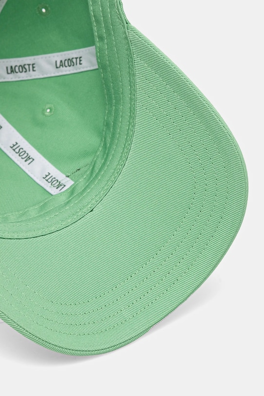 Akcesoria Lacoste czapka z daszkiem RK3186 zielony