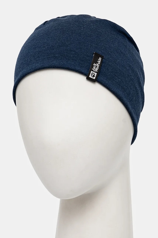 Jack Wolfskin czapka A60110 granatowy AW24