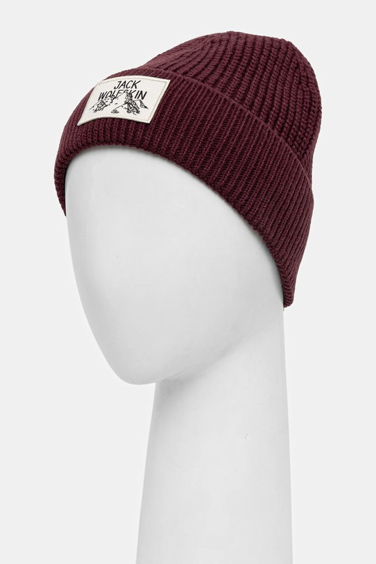 Čiapka Jack Wolfskin A61610 burgundské AW25