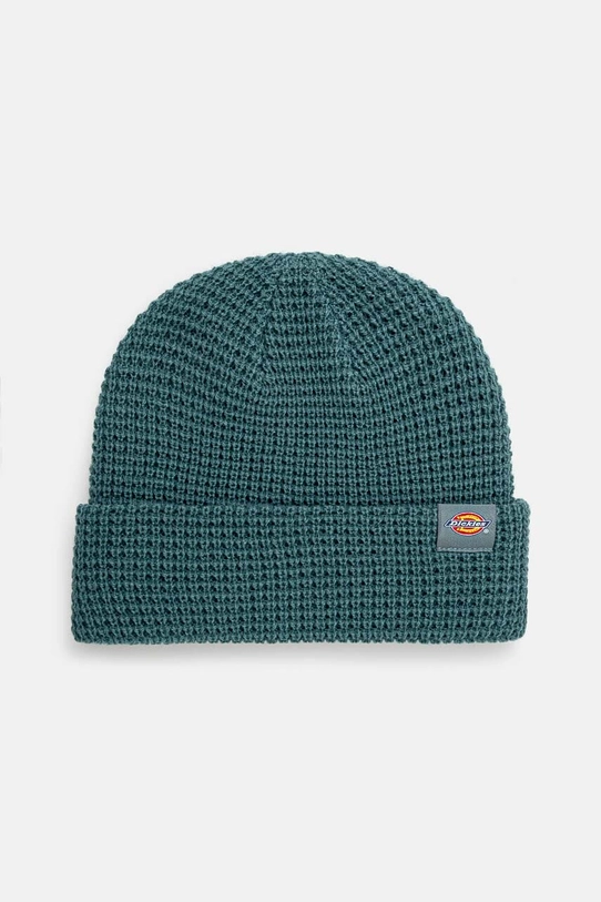 Шапка Dickies Woodworth Waffle Beanie гладкий зелёный DK0A4XFD