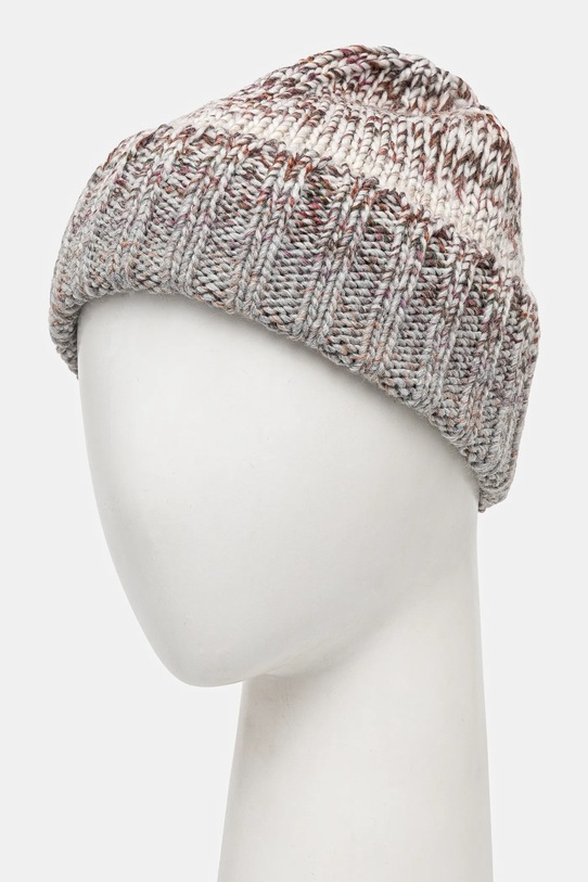 Čepice z vlněné směsi Sisley 1005MA00H šedá AW24