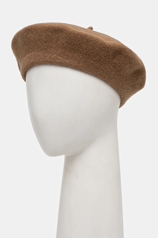 Sisley beret wełniany wełna zielony 6GCVW41A4