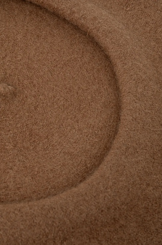 Sisley beret wełniany 6GCVW41A4 zielony AW24