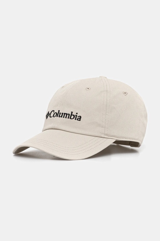 Columbia czapka z daszkiem bawełniana Provisions Ball Cap aplikacja beżowy 2096351
