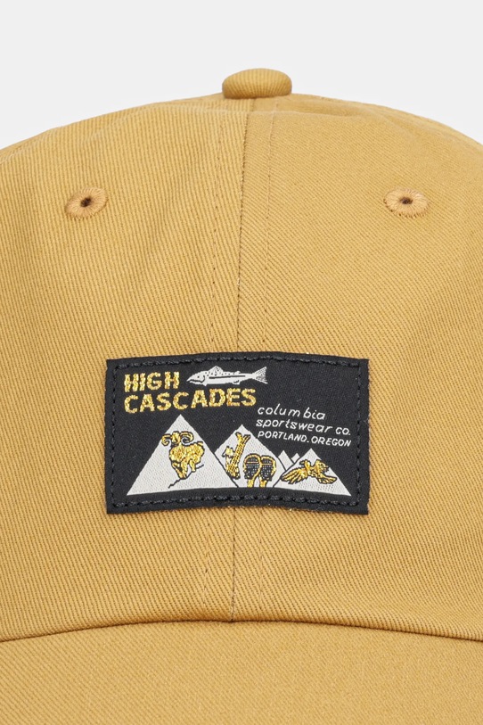 Columbia czapka z daszkiem bawełniana Provisions Ball Cap 2096351 brązowy AW25