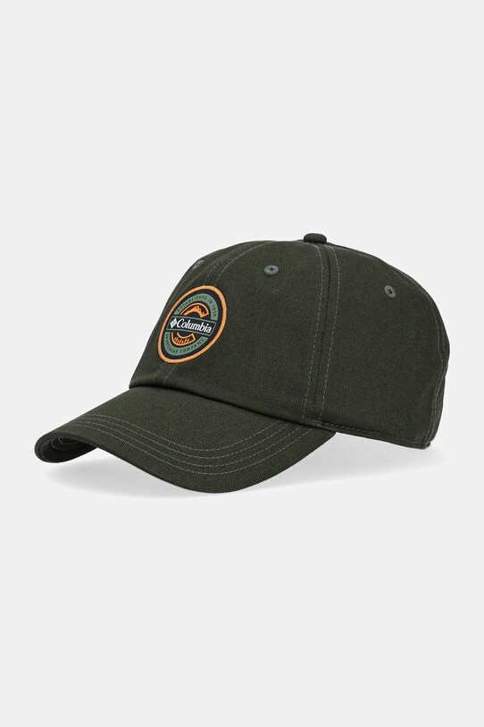 Columbia czapka z daszkiem bawełniana Provisions Ball Cap zielony 2096351