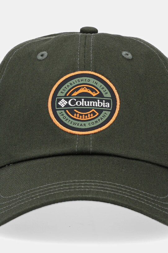 Columbia czapka z daszkiem bawełniana Provisions Ball Cap 2096351 zielony SS25
