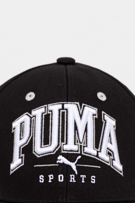 Puma berretto da baseball in cotone 25475 nero AW24