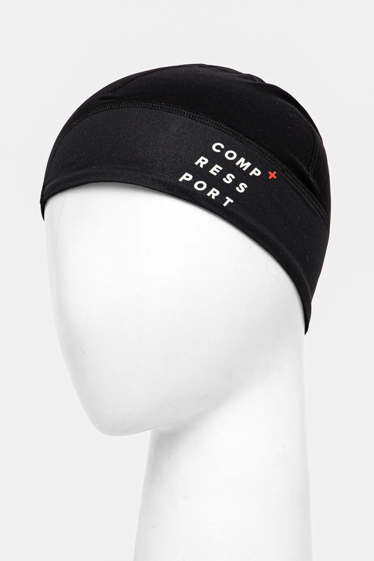 Шапка Compressport Hurricane CU00071B черен AW24