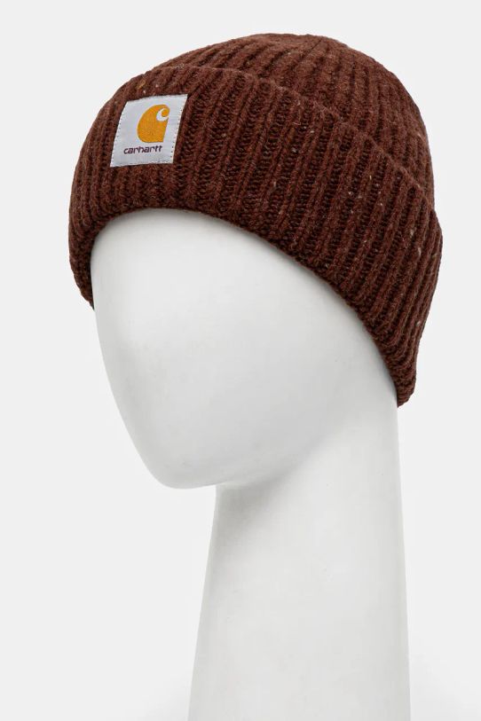 Αξεσουάρ Μάλλινο σκουφί Carhartt WIP Anglistic Beanie I013193.2IYXX καφέ