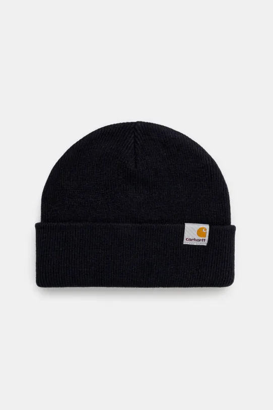 Kapa Carhartt WIP Stratus Hat Low bez uzorka mornarsko plava I025741.1CXX