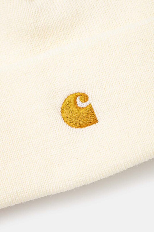Carhartt WIP czapka Chase Beanie I026222.0SHXX beżowy AW24