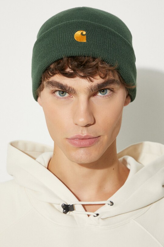 Шапка Carhartt WIP Chase Beanie зелен I026222.2CXXX