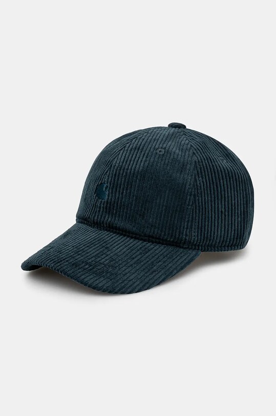 Вельветовая кепка Carhartt WIP Harlem Cap гладкий бирюзовый I026890.05BXX