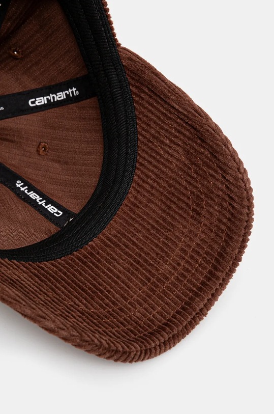 Carhartt WIP corduroy baseball cap Harlem Cap brown I026890.0EGXX