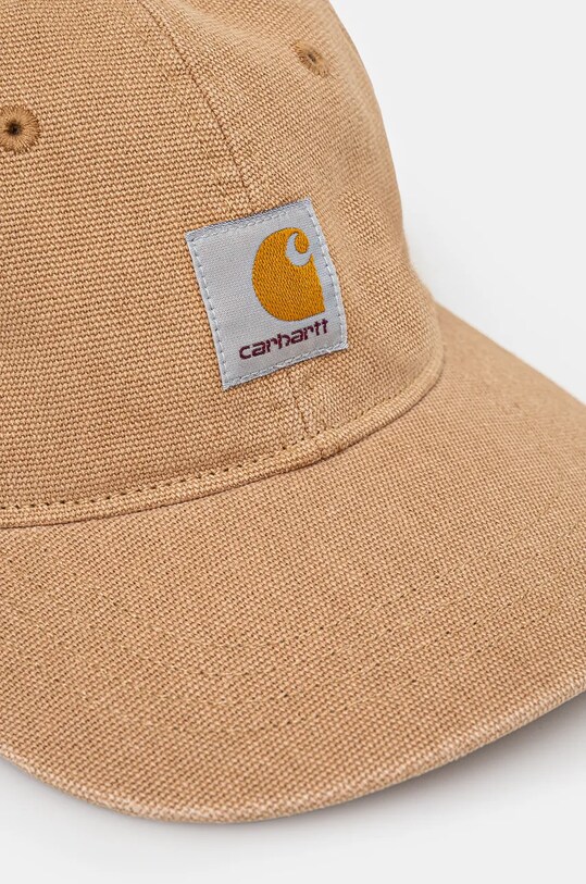 Akcesoria Carhartt WIP czapka z daszkiem bawełniana Icon Cap I033359.2FSXX zielony