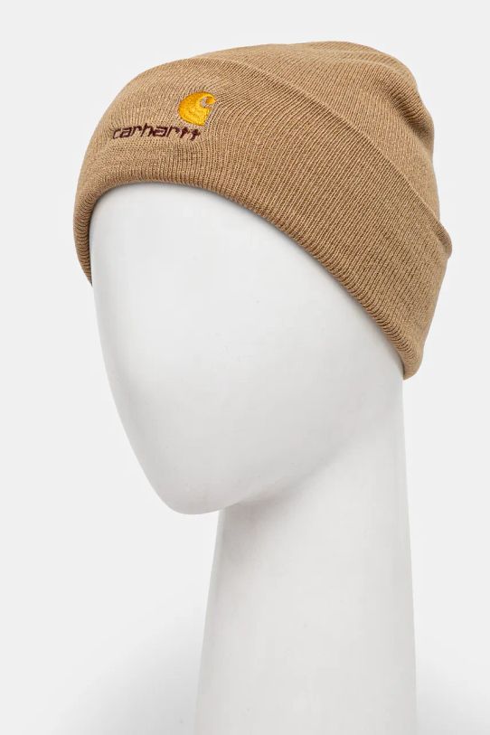 Akcesoria Carhartt WIP czapka American Script Beanie I034235.2FSXX zielony