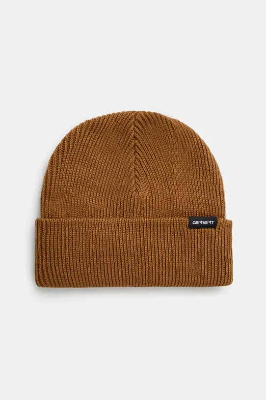 Шапка Carhartt WIP Gordan Beanie гладкий коричневый I034236.HZXX