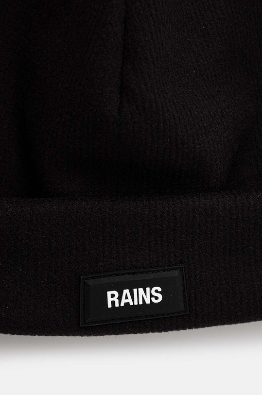 Rains czapka Ribbed Fleece Beanie T1 20360.01 czarny AW24