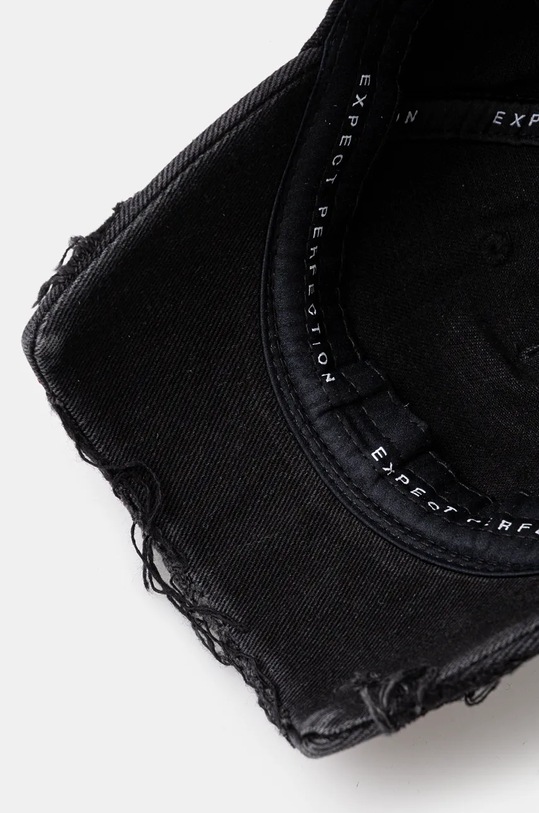 Martine Rose cotton baseball cap Cut Peak Back Cap black 1169WP07002