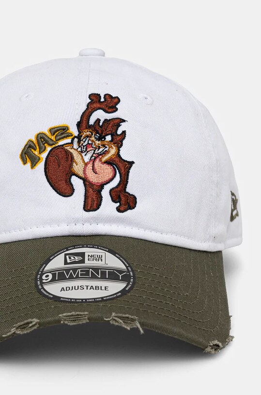 New Era șapcă de baseball din bumbac TAZ 60565324 alb AW24
